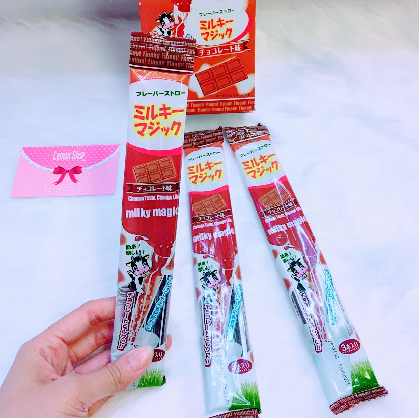 Ống Hút Chocolate Đổi Vị - Milky Magic Straw 
